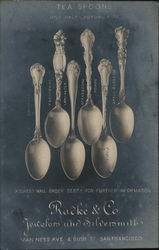 Teaspoons - Radke & Co Postcard