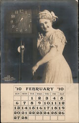 General Acoustic Company February 1910 Calendar San Francisco, CA Advertising Postcard Postcard Postcard