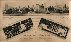 Golden State Truck co. Postcard