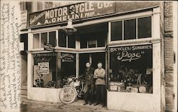 San Francisco Motorcycle Co., 1915 Bicycles A. Chelini California Postcard Postcard Postcard