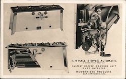 The 4 Place Stovex Automatic - A Modernized Product San Francisco, CA Advertising Postcard Postcard Postcard