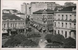 Sao Paula - Largo Sao Bento Brazil Postcard Postcard Postcard