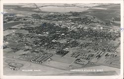 Willows, California - aerial view Postcard Postcard Postcard