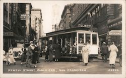 Powell Street Cable Car Postcard