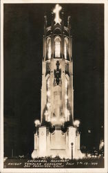 Cathedral Monument, Knight Templar Conclave, July 7 to 13, 1934, San Francisco California Postcard Postcard Postcard