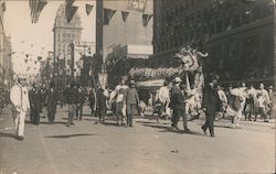 Portola Parade, Chinese Dragon San Francisco, CA Postcard Postcard Postcard