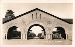 Campus Entrance, Stanford University Palo Alto, CA Postcard Postcard Postcard