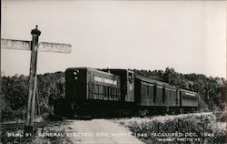 General Electric Erie Works 1946 - Acquired Dec. 1946 Trains, Railroad Postcard Postcard Postcard