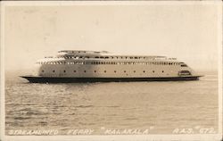 Streamlined Ferry Kalakala Ferries Postcard Postcard Postcard