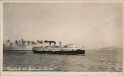 Ciudad De Buenos Aires Ship at sea Postcard