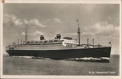 S. S. Manhattan, United States Lines Steamers Postcard Postcard Postcard