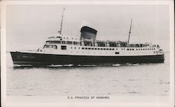 S.S. Princess of Nanaimo Boats, Ships Postcard Postcard Postcard