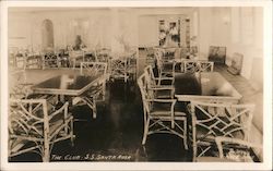 The Club, S.S. Santa Rosa Interiors Grace Line Postcard Postcard Postcard