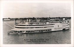 Steamer President - Sight seeing harbor trip Postcard