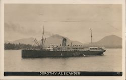 Dorothy Alexander ship Boats, Ships Postcard Postcard Postcard