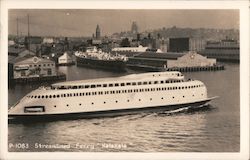 Streamlined ferry Kalkala Ferries Postcard Postcard Postcard