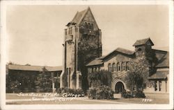 San Jose State College Postcard