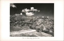 The Lick Observatory from the west on summit of Mount Hamilton San Jose, CA Postcard Postcard Postcard