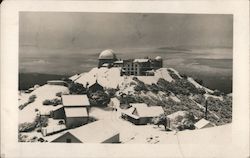 Observatory on mountain, buildings Postcard