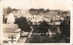 Spanish Village & Midway San Diego, CA Postcard Postcard Postcard