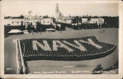 Naval Training Station at Balboa Park Postcard