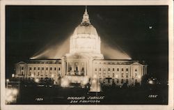 Diamond Jubilee, San Francisco 1850 - 1925 (City Hall) Postcard