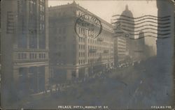 Palace Hotel on Market St. Postcard