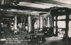 Lobby of the Fairmont Hotel San Francisco, CA Postcard Postcard Postcard