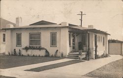 House and garage Postcard