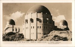 View From City Griffith Observatory Los Angeles, CA Starrett Postcard Postcard Postcard