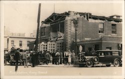 Ruins of Fire Station Long Beach, CA Postcard Postcard Postcard