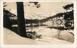 Easter Greetings, Fallen Leaf Lodge, Lake Tahoe, CA Postcard