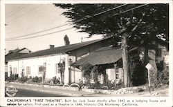 California's First Theatre. Monterey, CA Postcard Postcard Postcard