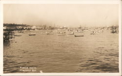 Fishing Boats. Monterey Bay. California Postcard Postcard Postcard