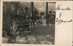 Veranda of The Edgemont Postcard