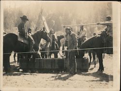 Demille Motion Picture Co. Indians, horses, teepees Guerneville, CA Original Photograph Original Photograph Original Photograph