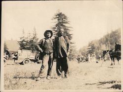 De Mille Motion Picture Co. filming a Western at Guerneville CA, 1925 California Original Photograph Original Photograph Original Photograph