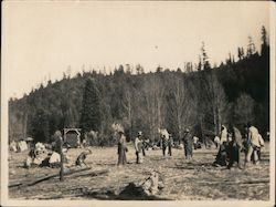 De Mille Motion Picture Co. filming a Western on location in Guerneville, CA, 1925 California Original Photograph Original Photo Original Photograph