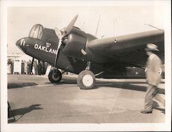 City of Oakland airplane, 1934 Aircraft Original Photograph Original Photograph Original Photograph