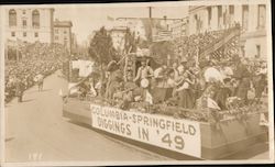 Columbia-Springfield Diggings in '49 - Parade Float Original Photograph