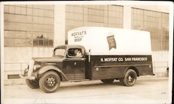 H. Moffat Co. Moffat's Beef delivery truck San Francisco, CA Original Photograph Original Photograph Original Photograph