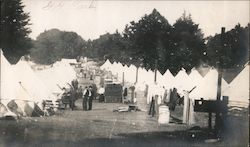 Scene in Golden Gate Park, tents, refugees from earthquake and fire 1906 San Francisco, CA 1906 San Francisco Earthquake Origina Original Photograph