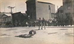 Breadline on Fulton St. San Francisco, CA 1906 San Francisco Earthquake Original Photograph Original Photograph Original Photograph