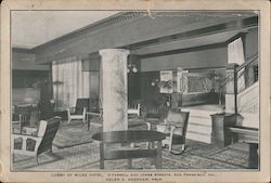 Lobby of Miles Hotel San Francisco, CA Postcard Postcard Postcard