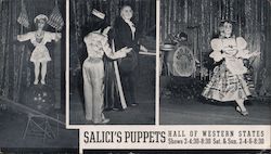 Salici's Puppets, Hall of Western States. Golden Gate International Exposition Postcard