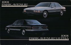 Buick Park Avenue and Ultra 1991 Postcard