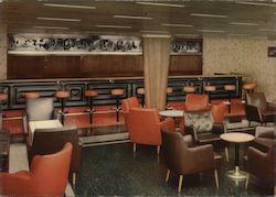 Vierschrauben - Turbinenschiff Bremen. Ship lounge, bar Postcard