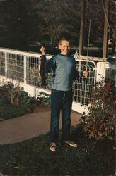 Rankin Ranch, Boy holding fish on stringer and fishing pole. Caliente, CA Postcard Postcard Postcard