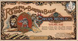 Reproduction? Ringling Bros. and Barnum & Bailey Circus World Showcase ticket Other Ephemera Ephemera Ephemera