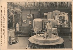 Calf-Way Milker, Calf-Way booth, Palace of Agriculture, P.P.I.E. San Francisco, CA 1915 Panama-Pacific International Exposition  Postcard